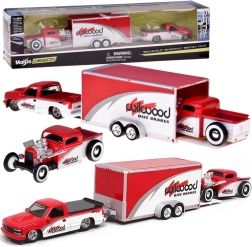 Μεταλλικό σετ Maisto 1:64 – CHEVROLET 454 SS Pick-up 1993 + CHEVROLET Pick-up 1936 με ρυμουλκούμενο