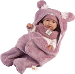 Ρεαλιστική κούκλα μωρό με ήχους και μαλακό υφασμάτινο σώμα