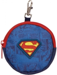 Στρογγυλό πορτοφολάκι για κέρματα Superman 9 × 9 × 2 cm