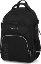 Σχολική τσάντα πλάτης Oxy Scooler Black για μαθητές