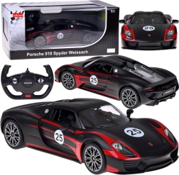 Τηλεκατευθυνόμενο αυτοκίνητο Rastar Porsche 918 Spyder 1:14 – Μαύρο