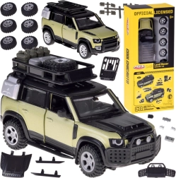 Μεταλλικό tuning μοντέλο LAND ROVER DEFENDER 110 1:43 με σετ αξεσουάρ