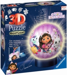 Ravensburger 3D φωτιζόμενη puzzleball Το Μαγικό Σπιτάκι της Γκάμπι 72 κομμάτια