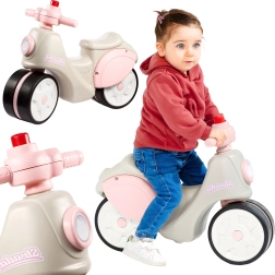 Παιδικό ride-on FALK Strada Retro για κορίτσια με αθόρυβους τροχούς από 1 έτους