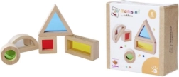 Αισθητηριακά τουβλάκια Montessori EICHHORN, 5 τεμ., ξύλο οξιάς
