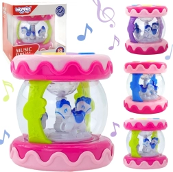 Μουσικό τυμπανάκι με προβολέα 3 σε 1 Woopie Baby
