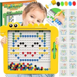 Μαγνητικός πίνακας WOOPIE MAGPAD δεινόσαυρος, Montessori, 110 μαγνητικά κουμπιά