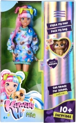 Κούκλα Kawaii Hi Mia και σκυλάκι Choco