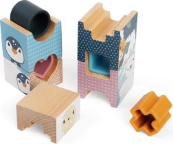 Κύβος παζλ Αρκτικός πύργος Bigjigs Toys