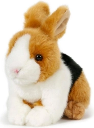 Λούτρινο κουνελάκι καφέ-μαύρο-λευκό 15 × 17 εκ.