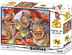 Παζλ Selfie Raptor με 3D εφέ, 100 κομμάτια