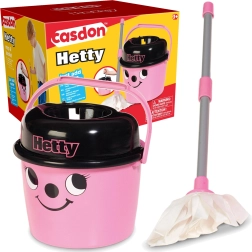 Παιδικό σετ καθαρισμού Casdon Hetty με σφουγγαρίστρα και κουβά
