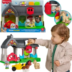 Διαδραστικός στάβλος FISHER‑PRICE Little People με αλογάκια και φιγούρες