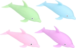 Συμπιεζόμενο δελφίνι για το μπάνιο με φως 16 cm