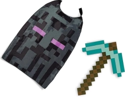 Αποκριάτικη στολή Minecraft για Halloween – διαμαντένια αξίνα και κάπα Enderman από την Disguise