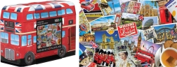 Παζλ Eurographics σε μεταλλικό κουτί London bus 550 κομματιών