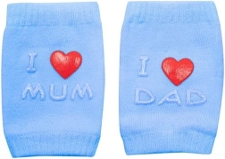 Παιδικά επιγονατίδες με ABS I Love Mum & Dad – μπλε
