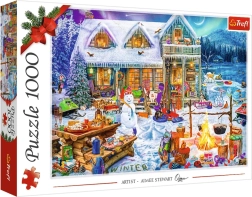Παζλ 1000 κομματιών TREFL Χειμερινή ώρα XMAS