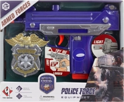 Φωτιζόμενο και ηχητικό παιδικό πιστόλι με μπαταρίες