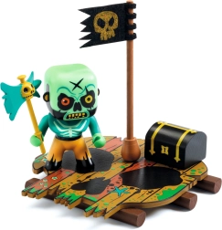 Djeco Arty Toys συλλεκτική φιγούρα πειρατής με θησαυρό