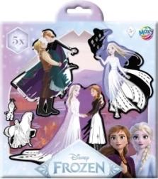 Αυτοκόλλητα ξυσίματος Frozen (Το Παγωμένο Βασίλειο), 5 τεμ.