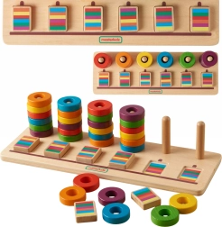Masterkidz μοντεσσόρι σόρτερ για εκμάθηση μέτρησης και χρωμάτων