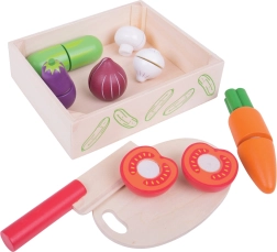 Κομμένα λαχανικά σε κουτί BIGJIGS TOYS