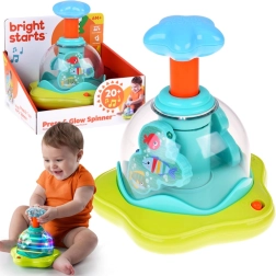 Πολύχρωμο σβούρα-παιχνίδι με μελωδίες και LED φώτα