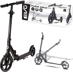 EVO σκούτερ Flexi Max 200 μαύρο με σταντ και ιμάντα 8+