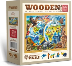 Ξύλινο παζλ WOODEN CITY Πλανήτης άγριων ζώων – 1010 κομμάτια