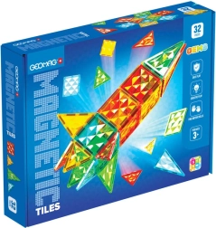 Μαγνητικό σετ κατασκευών GEOMAG Gems Rocket – 32 τεμάχια