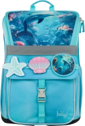Σχολική τσάντα-βαλίτσα Δελφίνι από την Baagl