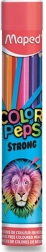 Ξυλομπογιές MAPED Color’Peps Strong σε μεταλλικό σωλήνα, 12 τεμ.