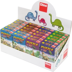 Puzzle Dino δεινόσαυροι 60 κομμάτια με φιγούρα (μίξη 6 θεμάτων) - 1 τεμάχιο