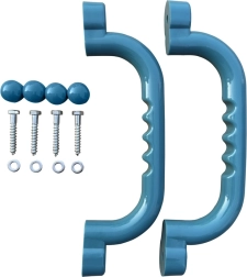 Πλαστικές χειρολαβές τιρκουάζ για παιδικές χαρές
