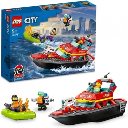 LEGO® City 60373 Πυροσβεστικό σωστικό σκάφος και λέμβος