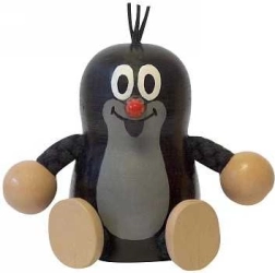 Detoa Krtek μεγάλη ξύλινη διακόσμηση