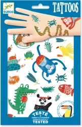 Προσωρινά τατουάζ με θέμα ζώα της ζούγκλας – DJECO