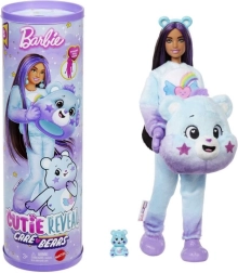 Barbie Cutie Reveal – Care Bears, σειρά 2, μωβ κούκλα