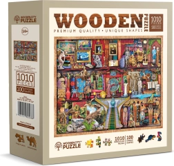 Ξύλινο παζλ Μουσειακά ράφια 1010 κομμάτια WOODEN CITY