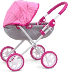 Παιδικό καρότσι για κούκλες milly mally dori prestige pink