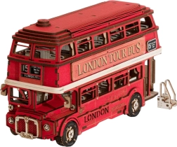 3D ξύλινο παζλ Λονδρέζικου double-decker