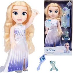 Τραγουδιστή κούκλα DISNEY PRINCESS Elsa Frozen 35 cm με αξεσουάρ