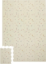 3 Sprouts αφρώδες στρώμα παιχνιδιού terrazzo cream