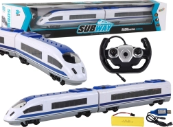 Αγωνιστικό τρένο RC με φωτισμό 65 cm – λευκό
