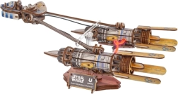 Ugears 3D ξύλινο κιτ συναρμολόγησης Star Wars Αγωνιστικό σκάφος του Anakin