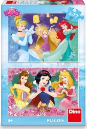 Παιδικά παζλ Disney Πριγκίπισσες 2x77 κομμάτια