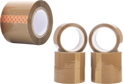 Καφέ ταινία συσκευασίας 48 mm × 50 m, συνθετικό καουτσούκ