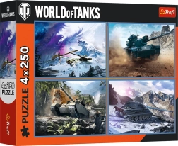 Παζλ Trefl World of Tanks μεγάλη μάχη 4×250 κομμάτια