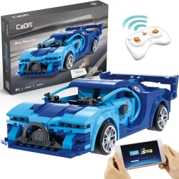 Σετ Κατασκευής CADA RC αγωνιστικό αυτοκίνητο Blue Race Car Dual Mode 325 κομμάτια